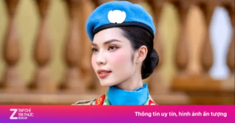 Nữ Trung úy Phan Cẩm Nhi gây sốt tại Miss Grand Vietnam 2026