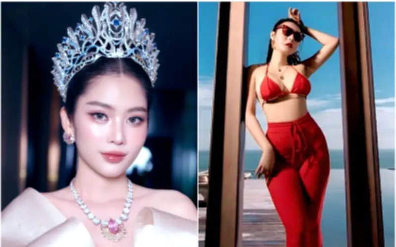 Nam Anh và Hậu Ngô Thúy Linh gợi cảm ở tuổi 42