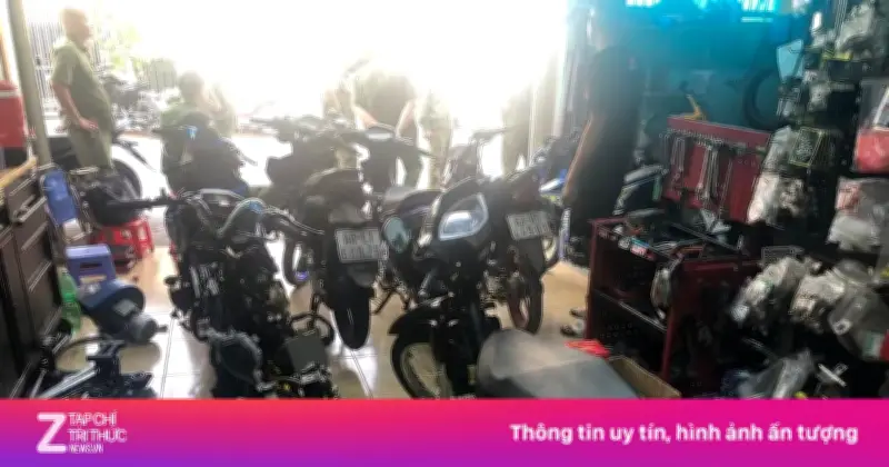 Đồng Nai triệt phá hàng loạt lò độ chế mô tô, thu giữ nhiều xe không giấy tờ