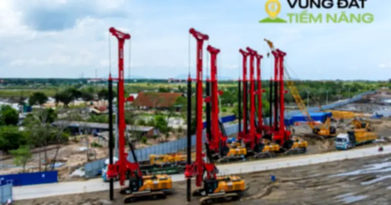 Đường sắt Bến Thành - Cần Giờ 102.000 tỷ: Khoan địa chất, tập kết máy móc