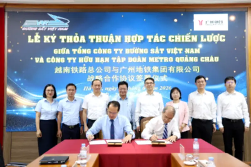 Đường sắt Việt Nam hợp tác chiến lược quản lý vận hành metro Quảng Châu