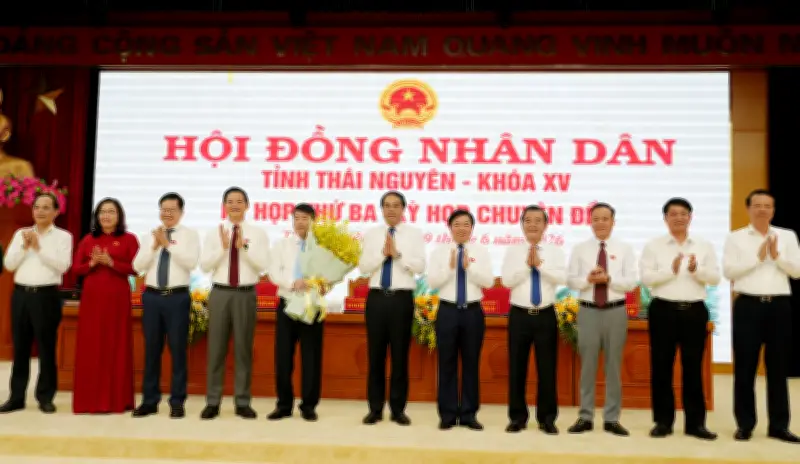 Ông Trần Văn Hậu được bầu làm Phó Chủ tịch UBND tỉnh Thái Nguyên
