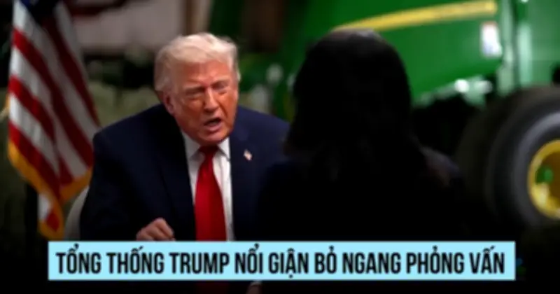 Ông Trump bỏ ngang phỏng vấn sau khi nhắc lại cáo buộc gian lận bầu cử