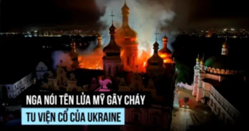 Nga nói tên lửa Patriot làm cháy tu viện cổ của Ukraine