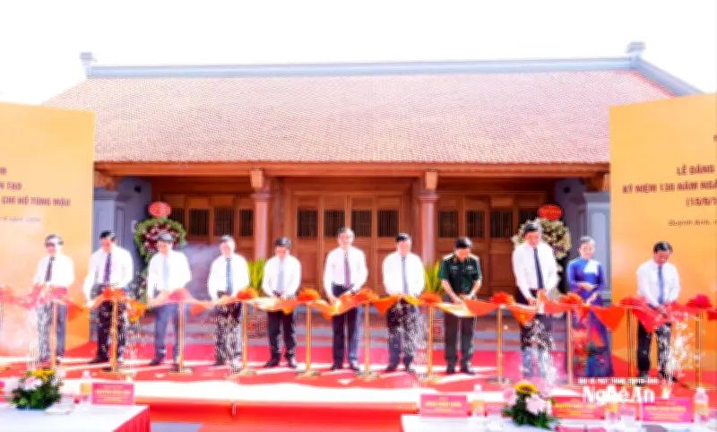 Nghệ An hoàn thành tôn tạo di tích nhà thờ và mộ đồng chí Hồ Tùng Mậu