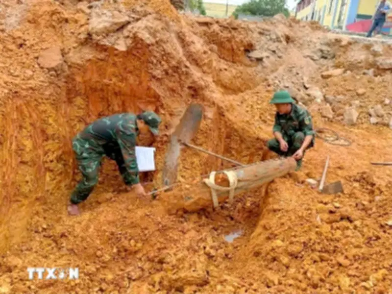 Nghệ An: Hủy nổ thành công quả bom nặng 250kg còn sót lại sau chiến tranh