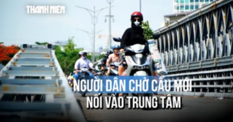 Người dân An Phú Đông kỳ vọng cầu Vàm Thuật 1.136 tỉ đồng sớm hoàn thành