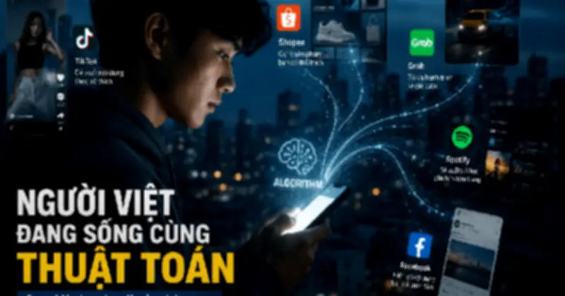 Người Việt dành 5,5 giờ mỗi ngày trên mạng xã hội: Thuật toán định hình cuộc sống số