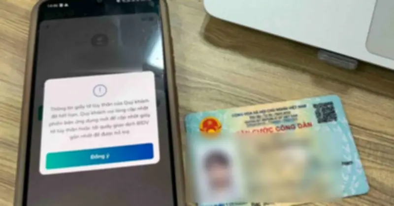 Ngân hàng ngừng chuyển tiền nếu CCCD hết hạn từ năm 2026