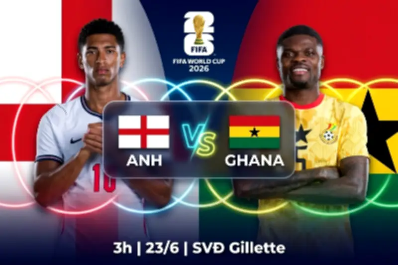 Nhận định Anh vs Ghana: Tam Sư thị uy sức mạnh