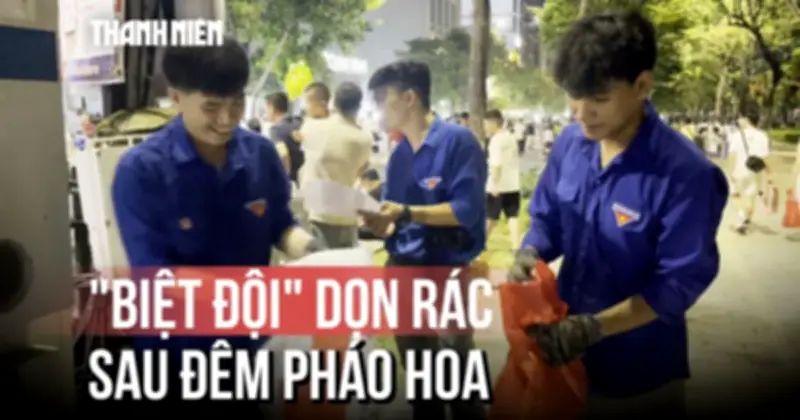 Những người trẻ dọn rác tại lễ hội pháo hoa Đà Nẵng là ai?