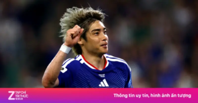 Nhật Bản thắng Tunisia 3-0, Ueda lập cú đúp tại World Cup 2026