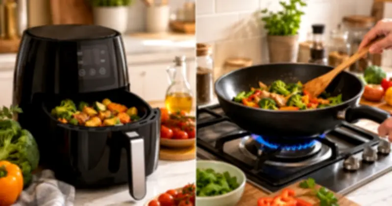 Nồi chiên không dầu hay bếp gas: Chuyên gia dinh dưỡng giải đáp bất ngờ