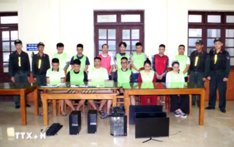 Ninh Bình bắt giữ 12 đối tượng lừa đảo trên không gian mạng xuyên quốc gia