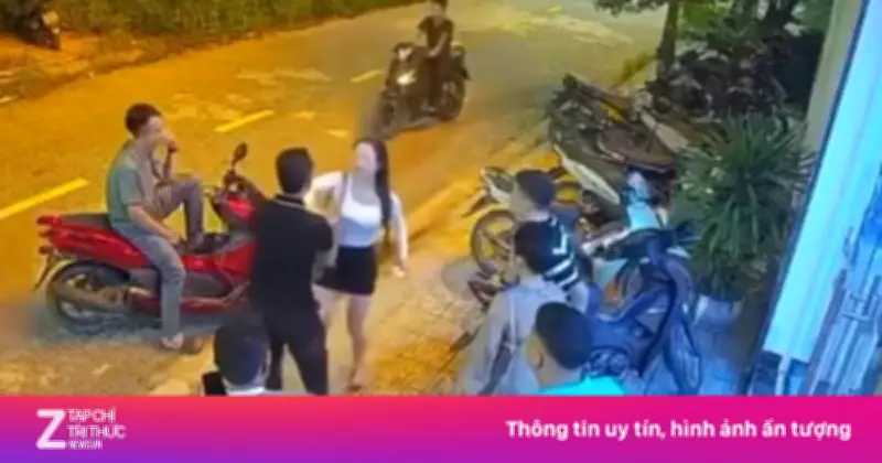 Ninh Bình tạm giữ hai nghi phạm tát cô gái trước quán karaoke
