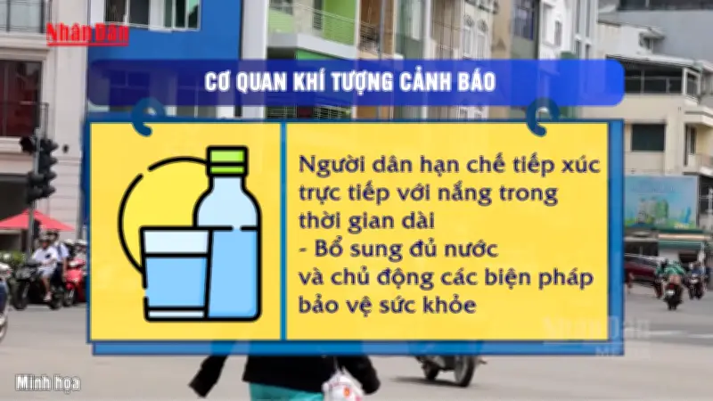 Nắng nóng mở rộng ra Bắc Bộ và Trung Bộ từ ngày 2/6