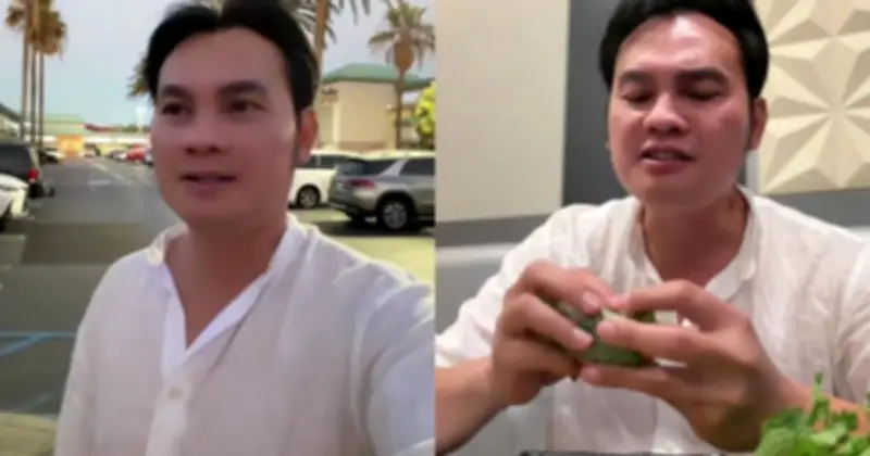 NSƯT Kim Tiểu Long sang Mỹ ăn bánh xèo nhớ quê hương dịp Tết Đoan Ngọ