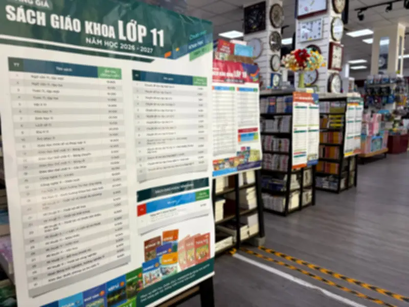 NXB Giáo dục Việt Nam công bố bảng giá sách giáo khoa từ lớp 1 đến lớp 12