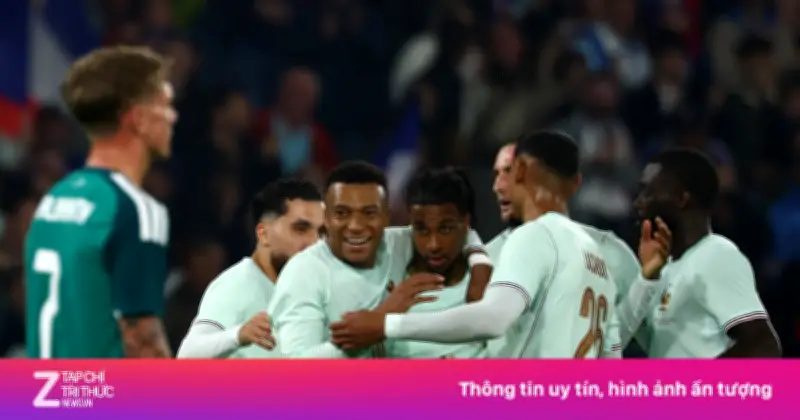 Olise lập hat-trick, Pháp thắng Bắc Ireland 3-1 trong trận giao hữu
