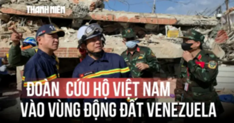 Đoàn cứu hộ Bộ Công an Việt Nam đến Venezuela sau thảm họa động đất