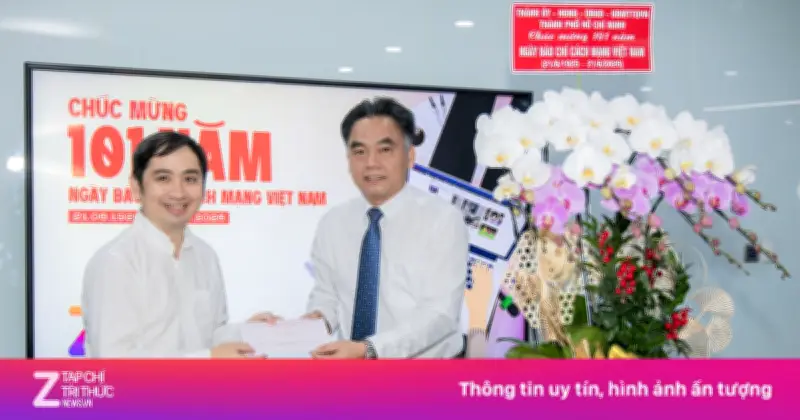 Phó chủ tịch Thường trực TP.HCM thăm Tạp chí Tri Thức - Znews nhân ngày Báo chí