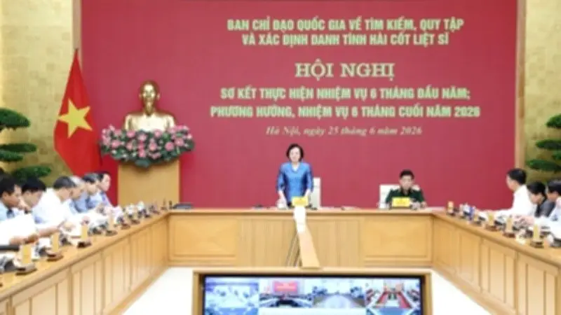 Phó Thủ tướng yêu cầu đẩy mạnh tìm kiếm, xác định danh tính hài cốt liệt sĩ