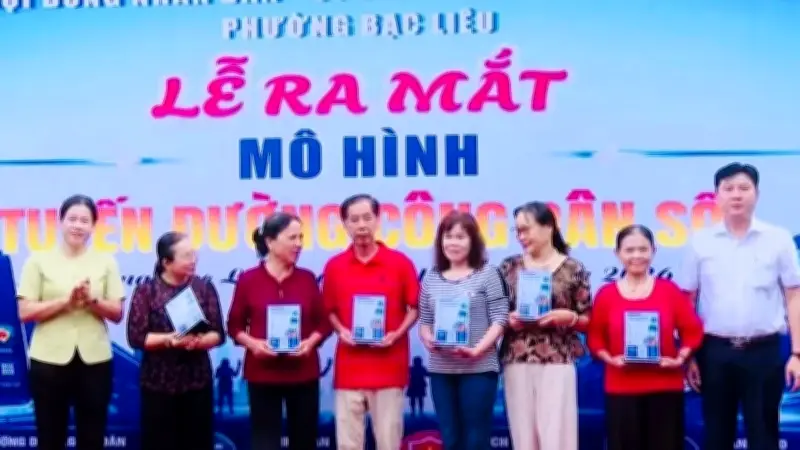 Phường Bạc Liêu (Cà Mau) ra mắt mô hình Tuyến đường công dân số
