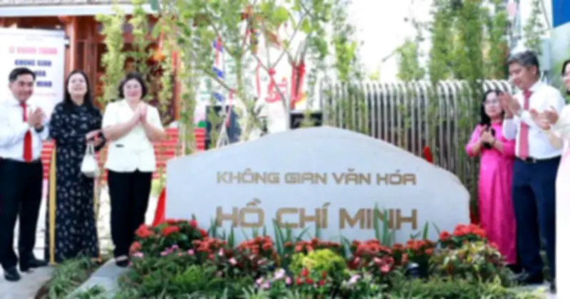 Phường Bình Hưng Hòa khánh thành Không gian văn hóa Hồ Chí Minh, sắp xếp 81 khu phố còn 52