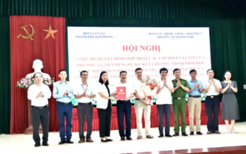 Phường Lê Thanh Nghị ra mắt Chi hội Luật gia, tư vấn pháp luật miễn phí