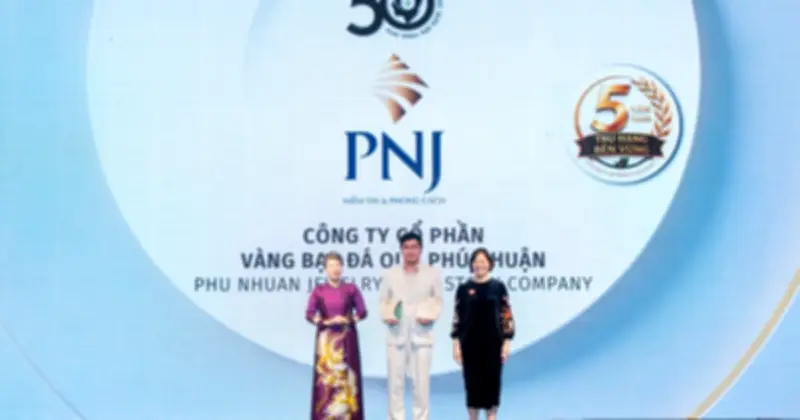 PNJ lập hat-trick giải thưởng phát triển bền vững CSA 2026