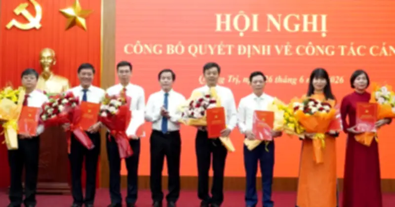 Quảng Trị luân chuyển 8 bí thư đảng ủy xã sau sắp xếp hành chính