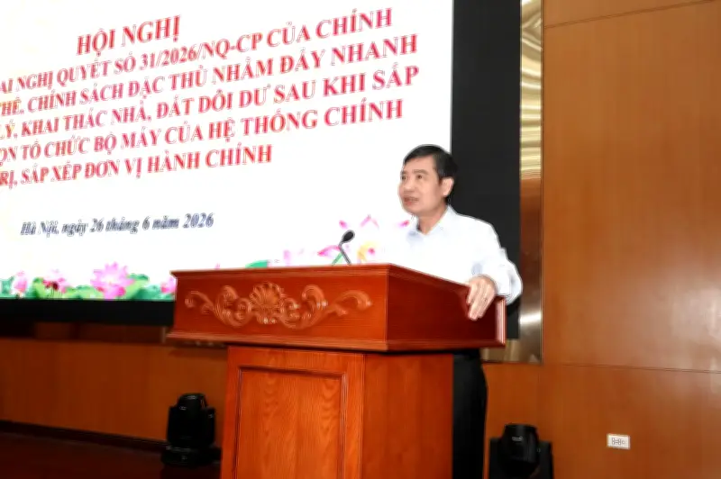 Quyết liệt khơi thông nguồn lực từ nhà đất dôi dư sau sắp xếp bộ máy hành chính