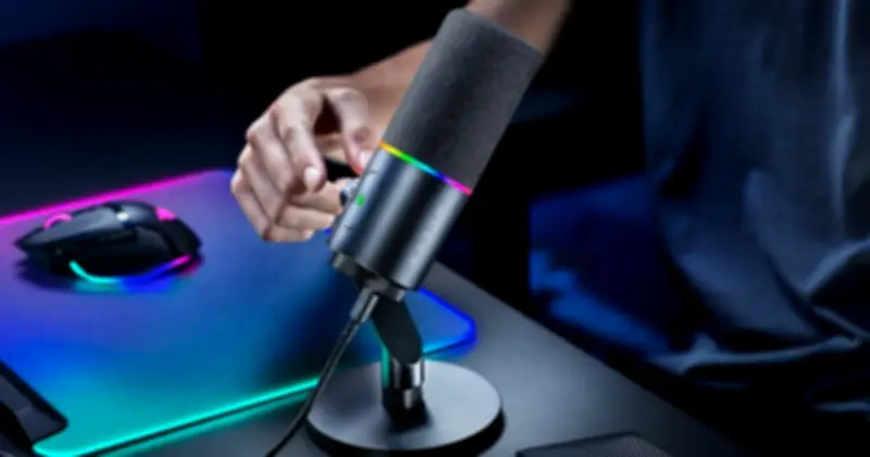 Razer Seiren V3 Pro: Micro đầu tiên có cả XLR và USB-C, tích hợp AI chống ồn