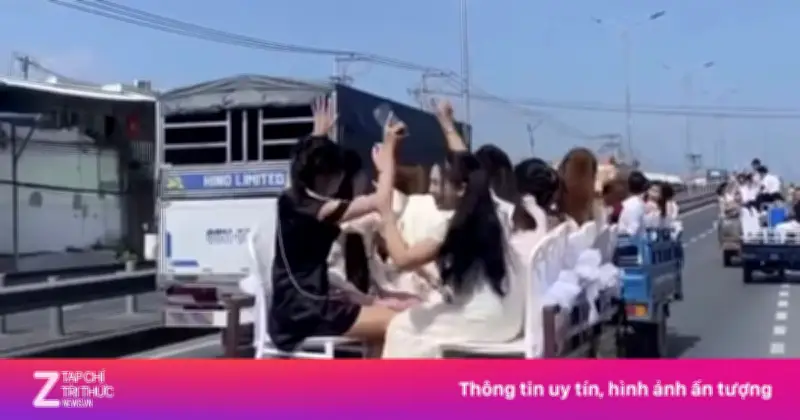 Rước dâu kiểu lạ trên Quốc lộ 1A: 3 xe bị tịch thu, phạt hơn 33 triệu đồng