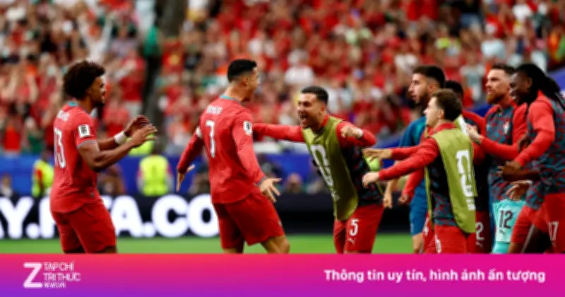 Ronaldo chớp thời cơ mở tỷ số cho Bồ Đào Nha