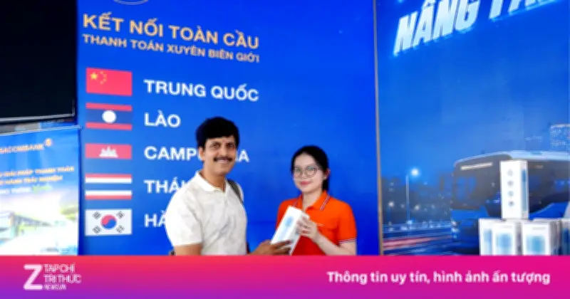 Sacombank thu hút khách quốc tế với thanh toán số xuyên biên giới tại Ngày hội tài chính số 2026