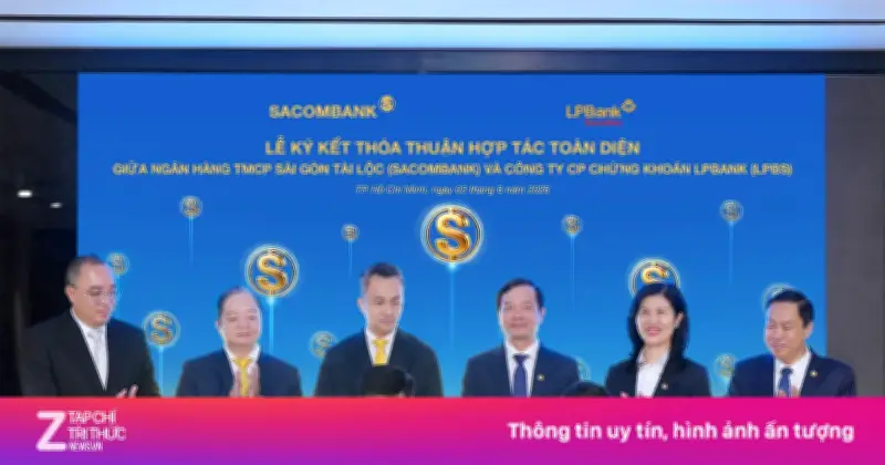 Sacombank và LPBS ký kết hợp tác toàn diện, gia tăng tiện ích cho khách hàng