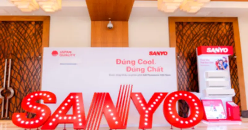 SANYO trở lại: Giá trị Nhật Bản bền bỉ chinh phục người trẻ Việt