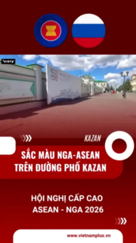 Sắc màu Nga - ASEAN trên đường phố Kazan