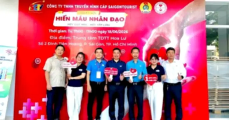 SCTV tổ chức Ngày hội Hiến máu lần thứ 15: 'Một giọt máu - Một tấm lòng'
