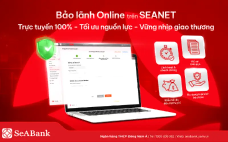 SeABank ra mắt bảo lãnh online miễn 100% phí cho doanh nghiệp