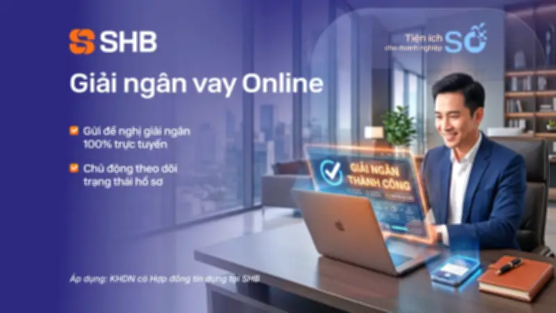 SHB bổ sung loạt tính năng mới trên ngân hàng số dành cho doanh nghiệp
