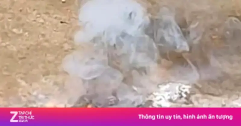 Sân bê tông tự bốc cháy tại hộ dân ở Sơn La, người dân hoang mang
