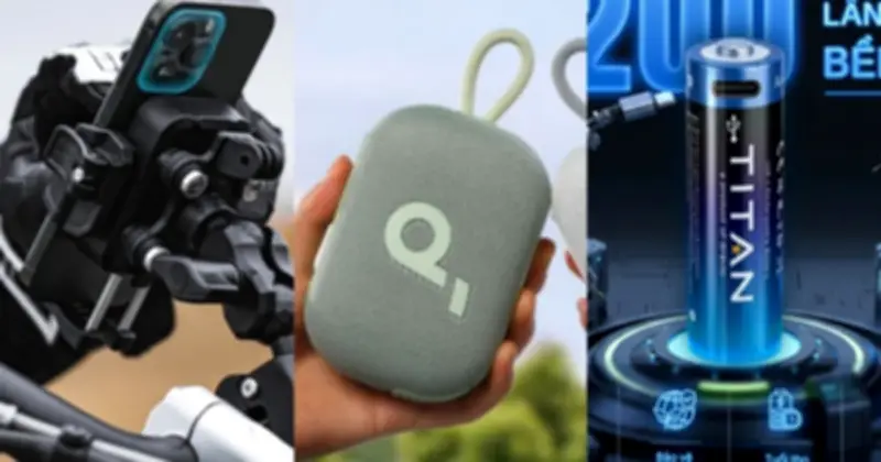 Săn sale ngày đôi 6/6: Phụ kiện công nghệ giảm giá sốc, từ pin sạc đến loa Bluetooth