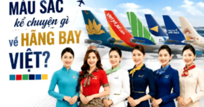 So gáng đồng phục tiếp viên hàng không Việt: Vietnam Airlines xanh ngọc, Vietjet đỏ