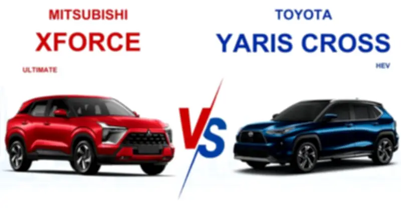 So sánh Mitsubishi Xforce và Toyota Yaris Cross: Chênh lệch 8 triệu nên chọn xe nào?