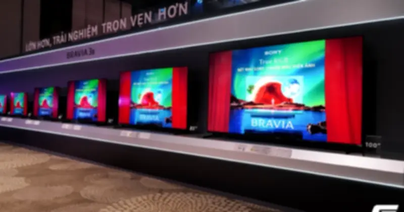 Sony ra mắt TV Bravia 100 inch mùa World Cup tại Việt Nam
