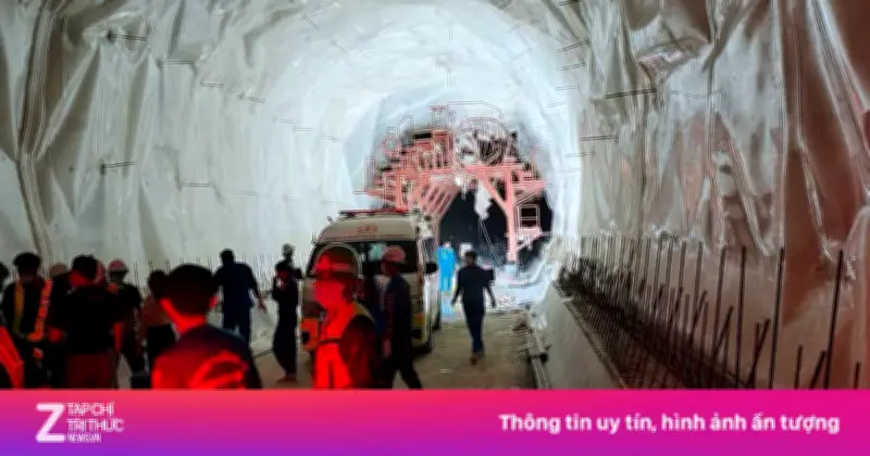 Sập hầm đường sắt Thái Lan, 2 công nhân thiệt mạng, 7 người bị thương