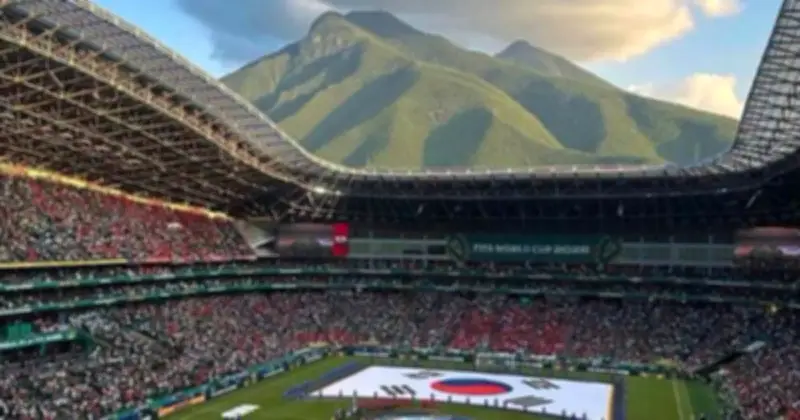 SVĐ Estadio Monterrey gây sốt World Cup 2026 với view núi Sierra Madre đẹp như AI