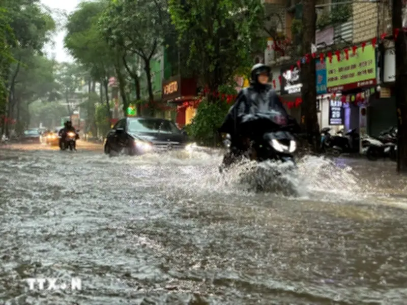 Từ ngày 10/6, tình trạng mưa lớn ở khu vực Tây Bắc Bộ giảm dần